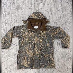 VTG Columbia OmniTech Delta Hunter Jacket 2 in One Hooded Waterfowl Men’s: SZ L
